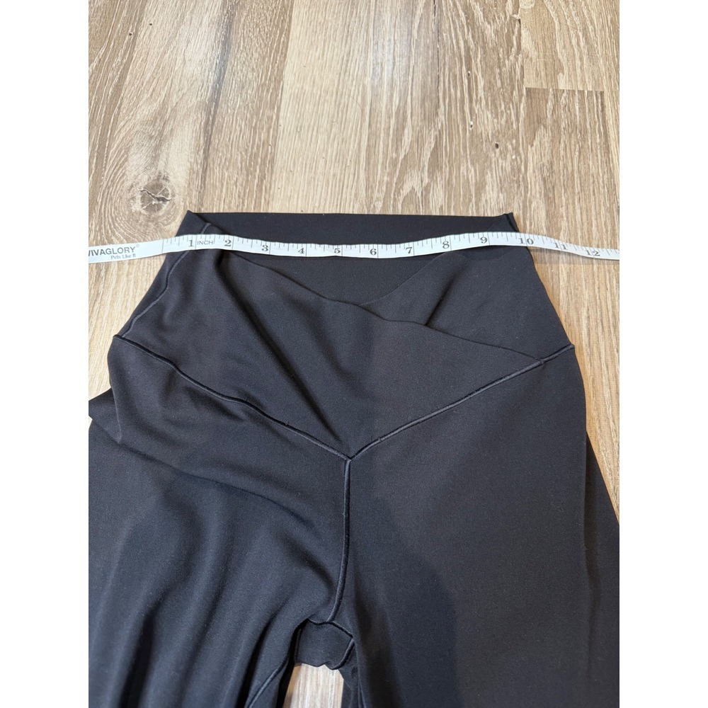 OFFLINE by Aerie Real Me Crossover Super Flare Leggings Black High Rise Pants XS - Picture 6 of 9